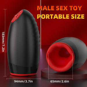 Hot Sell 3D Cup Rotierender Schub Saugen Männlicher Mastur bator Cup für Männer zur Linderung der Einsamkeit Pocket Pussy Stroker - Product Image 4