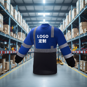 เสื้อยืดชุดทำงานแบบแห้งเร็วสะท้อนแสงมองเห็นได้ชัดเจน ยี่ห้อ QH - Product Image 2