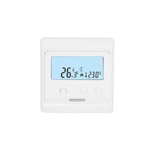 Sistem E31.16 ev haftalık programlama termostatı için M3 LCD ekran kat ısıtma oda termostatı SU ISITICI