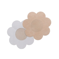 Couvre-mamelon invisible adhésif jetable couleur unie accessoire intime rond coeur fleur forme couvre-mamelon