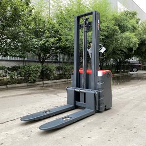 Volledige Elektrische Pallet Stapelaar Lift Hoogte Heftruck 2 Ton Magazijn Zwaar Object Transport Elektrische Pallet Stapelaar - Product Image 1