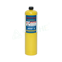Bouteille de gaz réfrigérant Mapp de haute qualité, température de combustion 3600F, gaz Mapp à bon prix