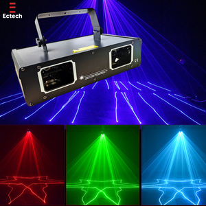 Luz Láser de 2 Cabezas con Activación por Sonido y Control DMX512, Efecto RGB para DJ, Eventos, Bodas y Celebraciones - Product Image 4