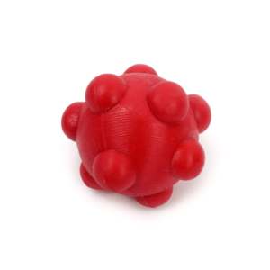 Asteroid <b>Ball</b> Red Rubber <b>Dog</b> Chew Toy For Pets - Product Image 1