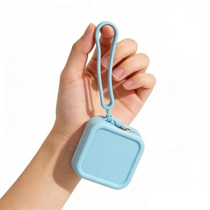 Trousse de Maquillage en Silicone en Forme de Cube de Sucre, Sac de Voyage, Pochette de Rangement pour Cosmétiques, Marque Privée, Sans BPA, Écologique, Qualité Alimentaire - Product Image 3
