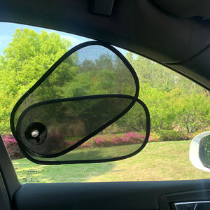 Pare-soleil de voiture, pare-soleil de fenêtre, protection de la lunette arrière, pare-soleil en maille réglable, pare-soleil pliable, bloqueur de soleil - Product Image 4