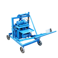 Machine manuelle de fabrication de briques à échelle réduite QMR2-45 avec type de bloc de béton creux