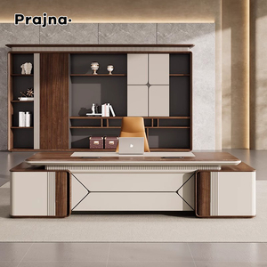 Décoration de fantaisie italienne Bureau de design exécutif Bureau du chef de la direction Bureau de l'enseignant Bureau de direction avec tiroir Cabinet pour mot de passe Bureau - Product Image 2