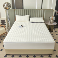 Nouvelle Housse de Matelas Matelassée Simple 2026 avec Fermeture Éclair, Drap Housse Entièrement Fermé sur 6 Côtés, Utilisation Toutes Saisons pour Matelas à Ressorts