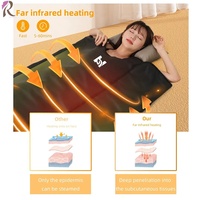 Couverture de sauna à faible EMF, prix d'usine, couverture chauffante professionnelle Boncharge, portable, pour spa à domicile, enveloppement corporel, thérapie thermique