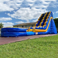 Toboggan gonflable de haute qualité avec souffleur d'air Location de fête Maison de rebond Toboggan aquatique d'usine
