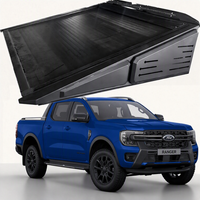 Bâche de benne rétractable robuste à alimentation directe d'usine, accessoires de benne de camionnette étanches et antivol