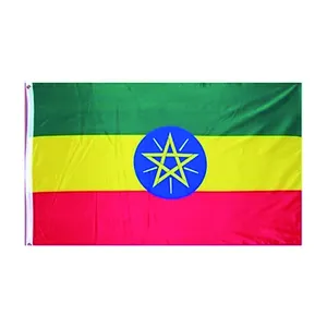 Etiopia Lion Rasta accessori bandiere in poliestere Judah 3x5 Ft bandiera etiope