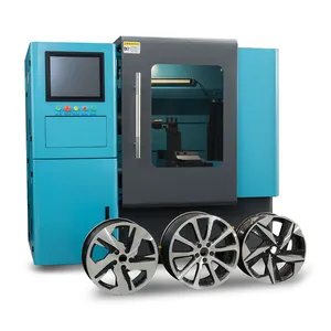 LSB300 PRO Diamond cut alloys machine cnc turning lathe plc kit turning milling center cnc lathe machine with y-ax