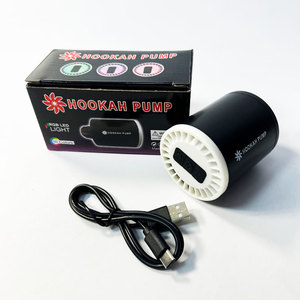 Electric <b>Hookah</b> Shisha Smoker Pump Portable RGB LED Light Air Starter with Laccquer Technics Made From Plastic - Product Image 4
