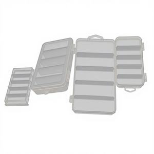 Juego <span class=keywords><strong>de</strong></span> Cajas <span class=keywords><strong>de</strong></span> Plástico Transparente para Cebos <span class=keywords><strong>de</strong></span> <span class=keywords><strong>Pesca</strong></span> Luya, 5 Compartimentos, Tamaños <span class=keywords><strong>Grande</strong></span>/Mediano/Pequeño, para Almacenamiento <span class=keywords><strong>de</strong></span> Equipo <span class=keywords><strong>de</strong></span> <span class=keywords><strong>Pesca</strong></span> - Product Image 1