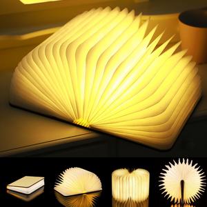 Lampe de nuit LED rechargeable par USB, lampe de livre pliable 3D, éclairer votre monde, cadeau d'anniversaire pour enfant, bébé, lampe de livre Lumio à 3 niveaux de luminosité - Product Image 2