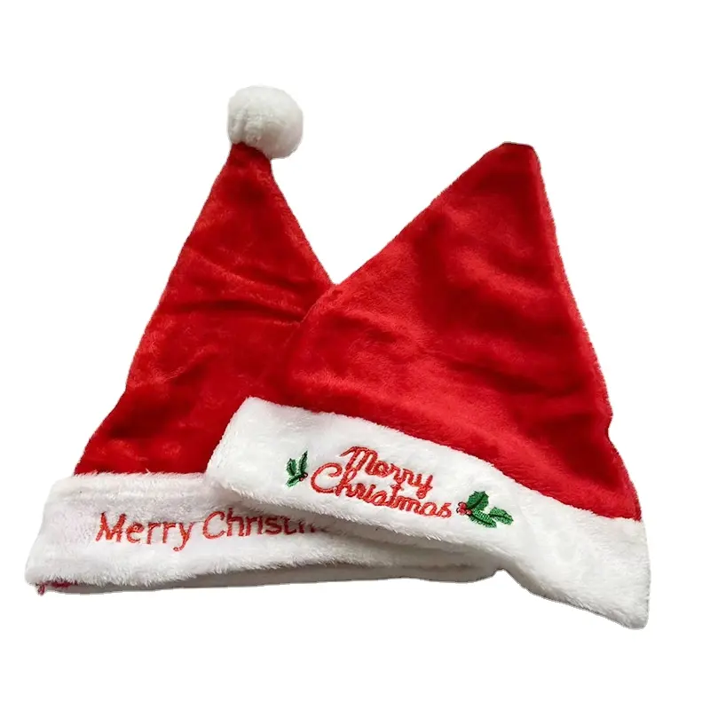 Topi Santa dan surat kepingan salju topi Natal mewah oleh ayah Natal
