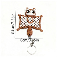 Grenzüberschreitende 3D-gedruckte Dekompressions-Flug-Eichhörnchen-Figur als Ornament, Geschenk, Trendspielzeug, Kreative Dekoration für Schwangere, Unisex, ab 12 Jahren