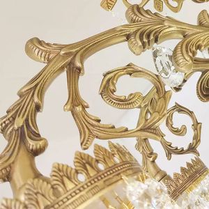 מנורת נברשת זהב מודרנית עבור סלון חדר שינה חדר אוכל מלון חתונה מסיבה תליון אור - Product Image 5