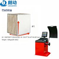 Équilibreuse de roues numérique automatique pour pneus de voitures et SUV, fixation rapide, affichage LED, auto-étalonnage, équipement d'atelier et de garage