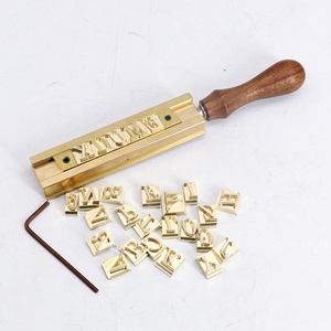 Letras de Latón de Alta Calidad para Estampado en Caliente, Símbolo Personalizado, Molde de Estampado en Cuero DIY - Product Image 1