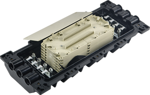 Fermeture d'épissure de fibre optique 144 <span class=keywords><strong>Core</strong></span> 288 <span class=keywords><strong>Core</strong></span> IP68 pour conduit aérien d'enterrement direct FTTH Telecom Network Box - Product Image 5