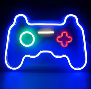 Newish forma de gamepad neon para quarto, uso interno, led, corda luzes neon