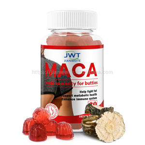 Venta caliente Suministro de fábrica MACA Gummies Mujeres Aumento de glúteos Reafirmante Curva de glúteos Regula el sistema endocrino - Product Image 3