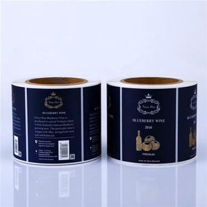 Etiquetas <span class=keywords><strong>de</strong></span> Vino con Estampado en Caliente <span class=keywords><strong>de</strong></span> Textura <span class=keywords><strong>de</strong></span> Lujo, Adhesivo Impermeable para Botellas <span class=keywords><strong>de</strong></span> Vidrio - Product Image 1
