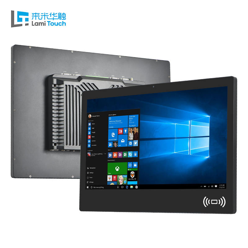 OEM Android/linux/win10 11 промышленный сенсорный экран все в одной панели ПК встроенный/настенный/настольный Безвентиляторный Компьютер