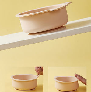 Vajilla para niños, comida, plato de silicona para bebé, juego de destete para comer, comedor para niños, juego de alimentación de bebé de silicona sin BPA - Product Image 5