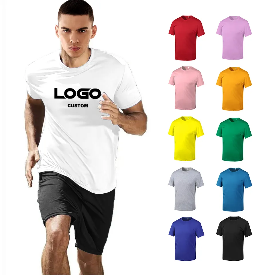 Custom Logo Cotton Printing Spandex Plain Tee Plus Size Boys Mens T Shirt Unisex Crop Graphic T-shirt Oversized Tshirts For Men