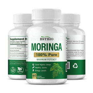 Bstbio <span class=keywords><strong>Oem</strong></span> Kruidensupplementen Moringa Oleifera Bladextract Organische Moringa <span class=keywords><strong>Capsules</strong></span> - Product Image 2