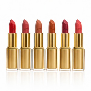 Natural Look <b>Lipstick</b> Matte <b>Waterproof</b> Long Lasting Non stick Cup Golden Square Simple Private Label - Product Image 1