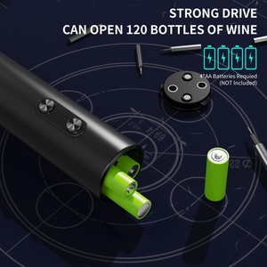 Electric Wine Corkscrew <b>Battery</b>-<b>operated</b> Corkscrew Wine Bottle Opener Corkscrew Wine Opener - Product Image 3