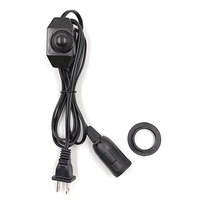 Tissu pendentif lumière cordon prise E27 support de lampe suspendu ampoule douille support de lampe avec fil support de lampe avec fil