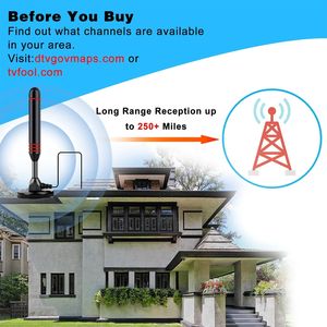 <span class=keywords><strong>650</strong></span> Miles Portée de Couverture Full <span class=keywords><strong>HD</strong></span> Amplifiée Smart TV Numérique 4k Intérieur Hdtv Câble Antenne pour la TV Numérique - Product Image 3