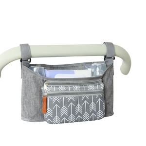 Organizador de cochecito 2 en 1, pañal para bebé, bolsa para madre, multifunción, gancho para madre de maternidad, bolsa colgante para botella de cochecito de bebé - Product Image 2