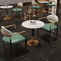 Tables et chaises de style café italien, pour bars à barbecue, salons de thé, hôtels, clubs et restaurants, très prisées par les influenceurs