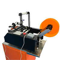 Machine de dépose d'étiquettes pour bouteilles rondes et plates, pièces, autocollants Semi-automatique