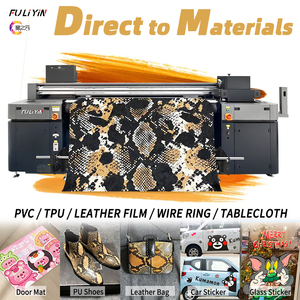 Printer Flatbed 1.8m Format Lebar Hybrid <span class=keywords><strong>UV</strong></span> Ricoh/ I3200 Printhead 2-4 Kepala untuk Stiker Mobil Fleksibel - Product Image 1