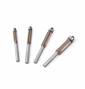 6.35mm Shank Carbide Flush Trimming Router Bits Wood Edge <strong>Trimmer</strong> 3-Flute Woodworking Laminate <strong>Trimmer</strong> with OEM Customizable - Product Image 5