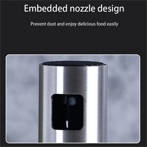 Accessori da cucina tipo Push in acciaio inox <span class=keywords><strong>Spray</strong></span> olio d'oliva bottiglia pentola per barbecue spruzzatore strumenti Dispenser per cucinare - Product Image 4