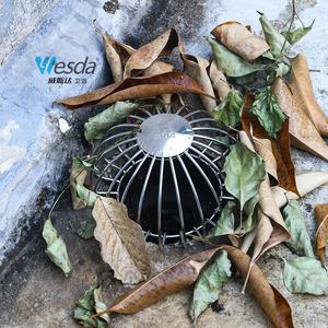 WESDA Protecteur de tuyau de descente rond en acier inoxydable Bouchon de ligne anti-blocage Couvercle de vidange Tuyau Filtre à feuilles Construction Garde-<span class=keywords><strong>gouttière</strong></span> - Product Image 5