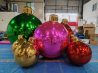 Noel süs ve dış reklam parlak balon küre büyük parlak top