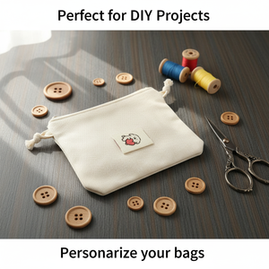 ป้ายเสื้อผ้าแบบเย็บติด ทำจากผ้าไม่ถักทอ ซักได้ สำหรับเสื้อผ้า รองเท้า กระเป๋า พร้อมรูปทรงและตราสินค้าตามสั่ง - Product Image 3