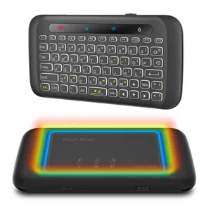 Télécommande sans fil, Mini souris USB tactile clavier rétroéclairé avec Support de contrôleur OEM pour PC TV bureau