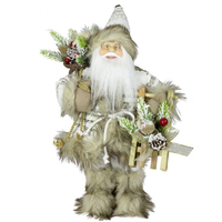 Décoration de Noël en textile de 30 cm pour figurines, sacs cadeaux, ornements de traîneau – Écologique, durable, fournitures de fête, festival