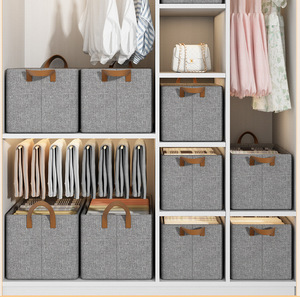 Organizador de armario plegable de gran capacidad para ahorrar espacio, caja de almacenamiento de ropa de tela impermeable con marco de acero - Product Image 5